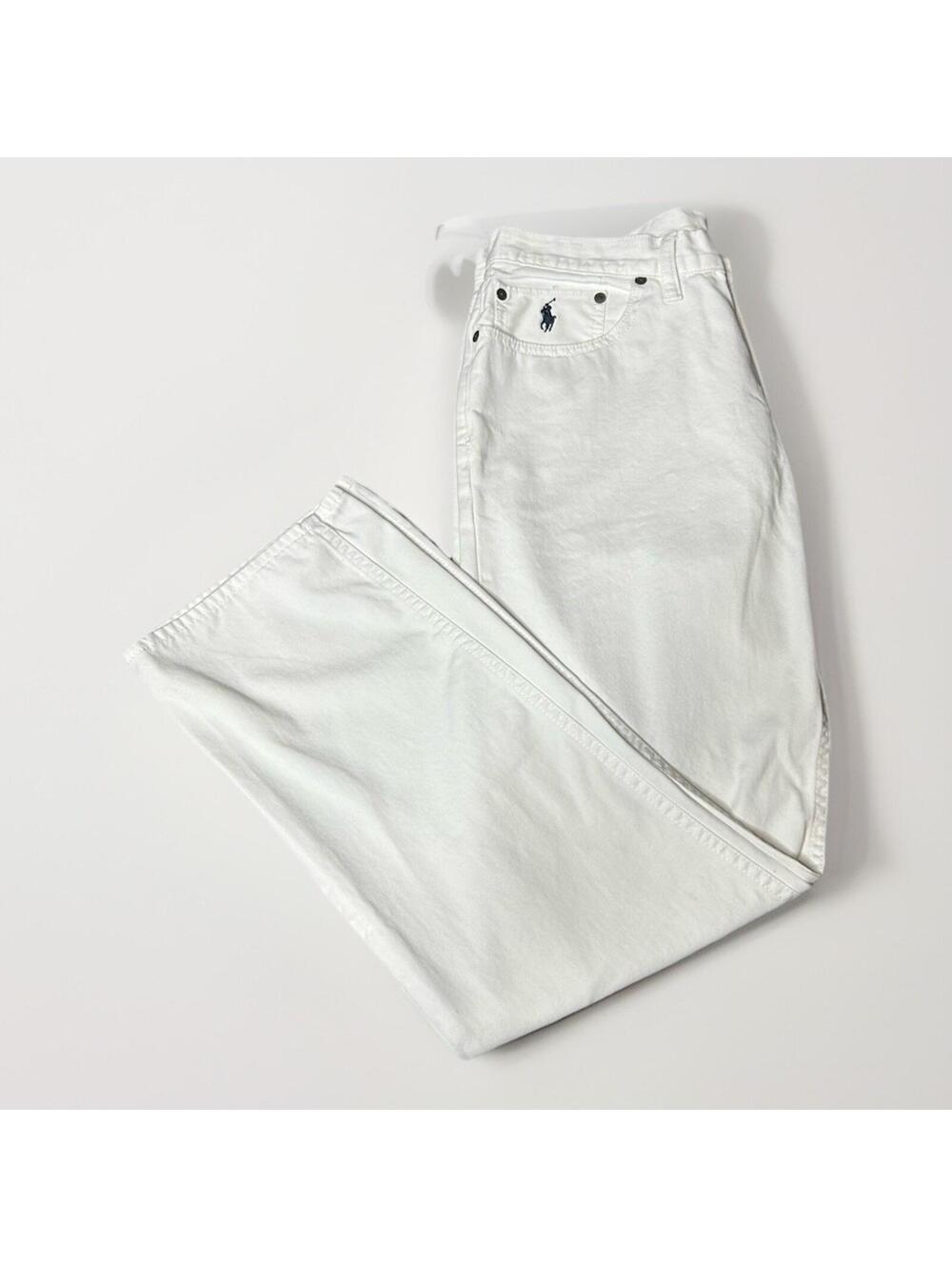 Polo Ralph Lauren White Chino Men’s Size 33/30 Slim Straight